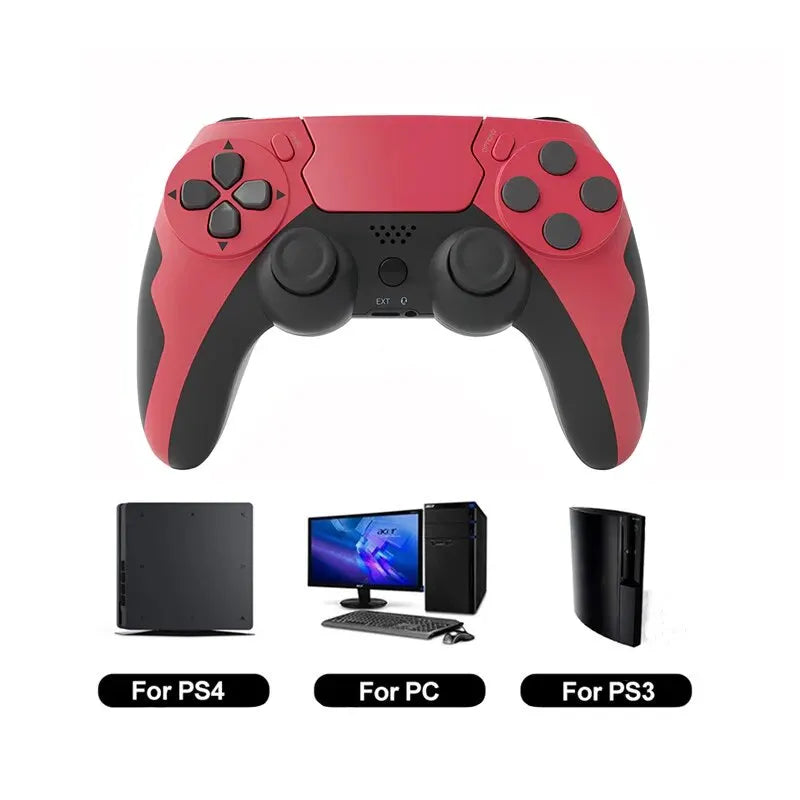 Wireless Gamepad with Six-Axis Gyroscope & Dual Vibration for PS4, PS3 & PC