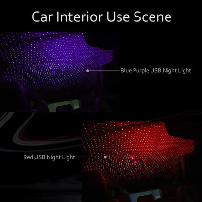 Mini LED Car Roof Star Night Light Projector