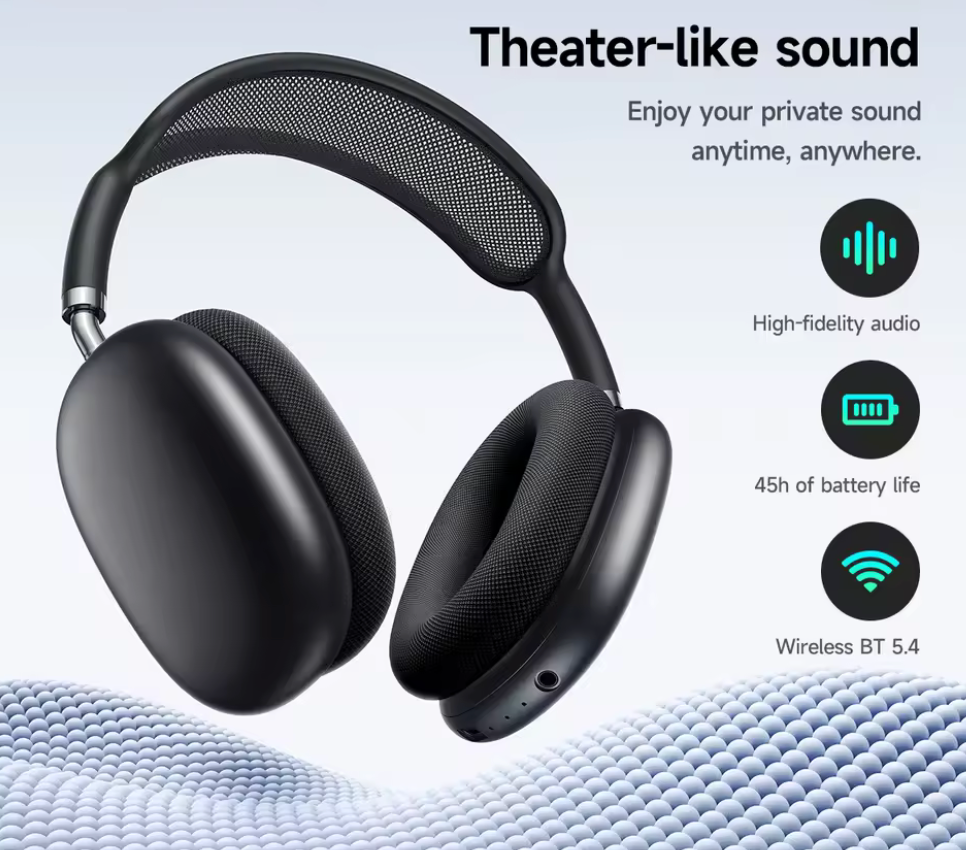 Tethered Oasis Wireless Noise-Cancelling Headphones