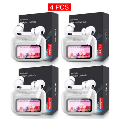 Original Thinkplus TWS Wireless Bluetooth Earphones Noise Canceling Headsets Full Color Touch Screen Headphones Hi-Fi Earbuds