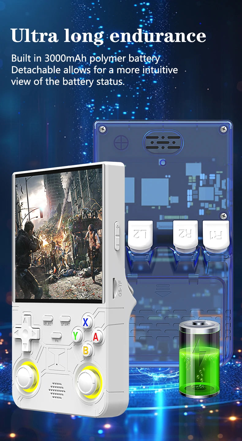 Tethered Oasis Ultra Retro Handheld Game Console – 15,000 Games, 4" Screen, 64GB/128GB