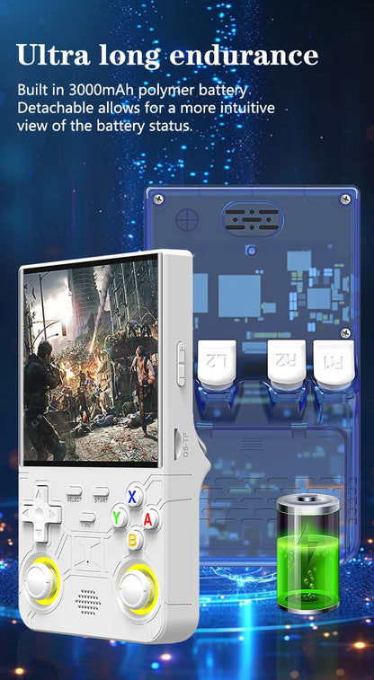 Tethered Oasis Ultra Retro Handheld Game Console – 15,000 Games, 4" Screen, 64GB/128GB