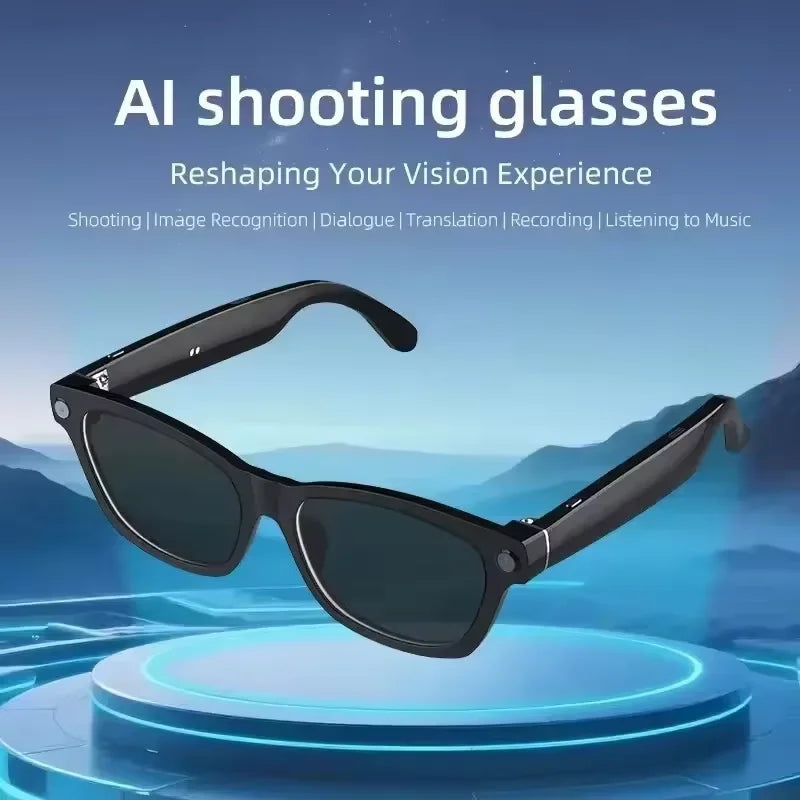 AI Smart Glasses 4K – Camera, Bluetooth, AI Translation.