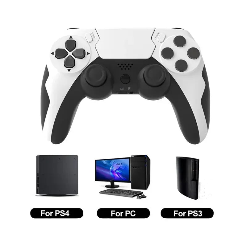 Wireless Gamepad with Six-Axis Gyroscope & Dual Vibration for PS4, PS3 & PC