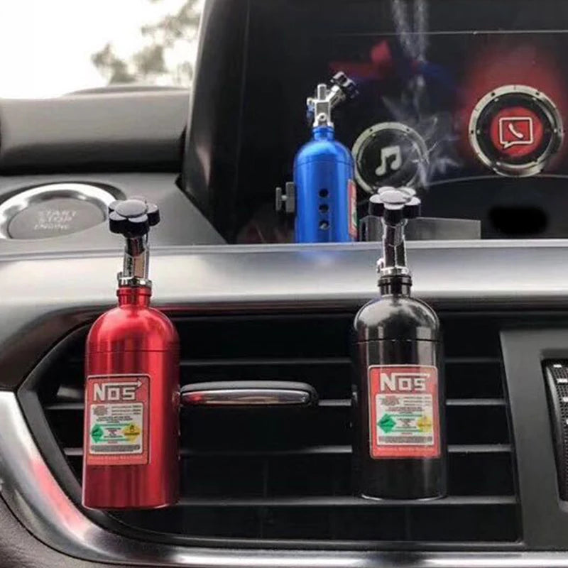 NOS Bottle Car Air Freshener – Air Vent Fragrance Accessory