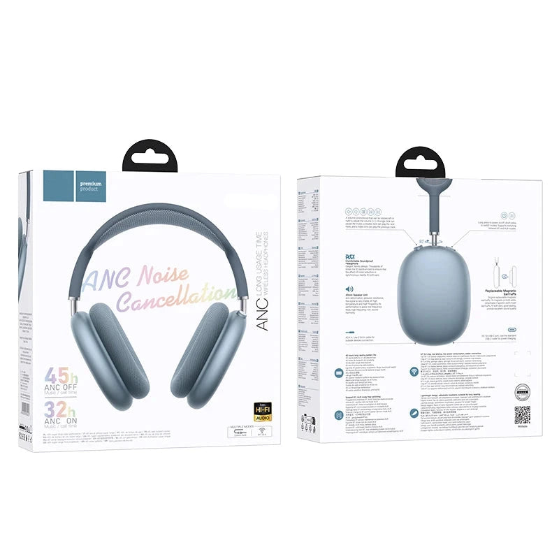 Tethered Oasis Wireless Noise-Cancelling Headphones