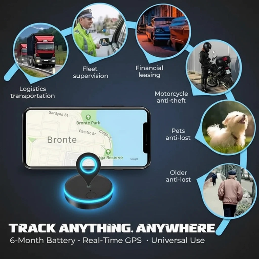 Mini GPS Tracker – Magnetic, Anti-Lost, 6-Month Battery Life