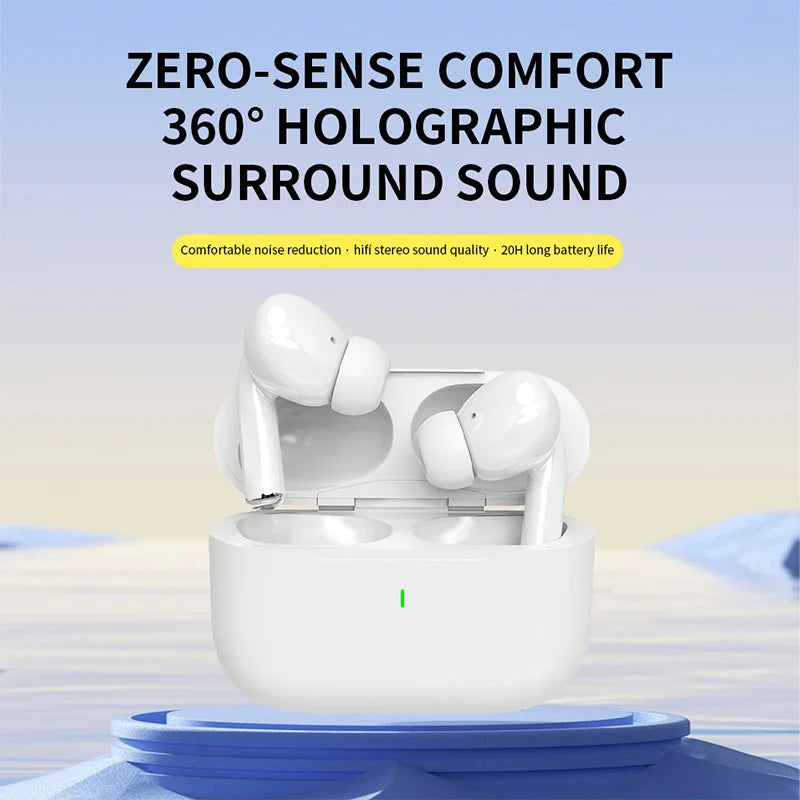 Tethered Oasis Air Pro 7 Wireless Earbuds – Bluetooth 5.1, Waterproof, Touch Control & Mic