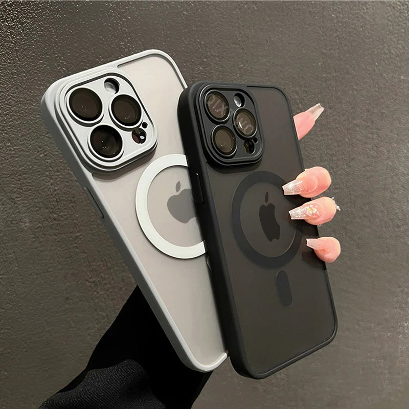 Matte MagSafe iPhone Case — Shockproof, Anti-Fingerprint, Slim Fit