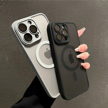 Matte MagSafe iPhone Case — Shockproof, Anti-Fingerprint, Slim Fit