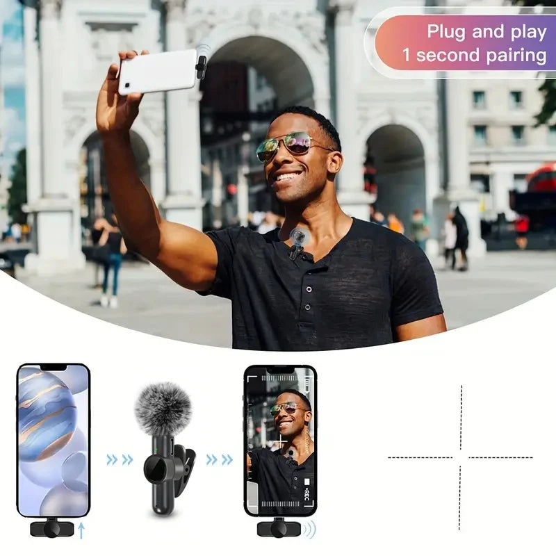 Wireless  Microphone for iPhone & Android