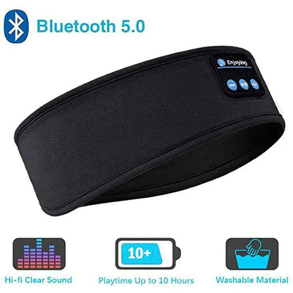 Wireless Bluetooth Sleep Headband – Built-In Speakers, Eye Mask
