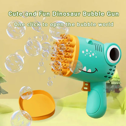 Dinosaur Bubble Gun – Electric Bubble Blaster