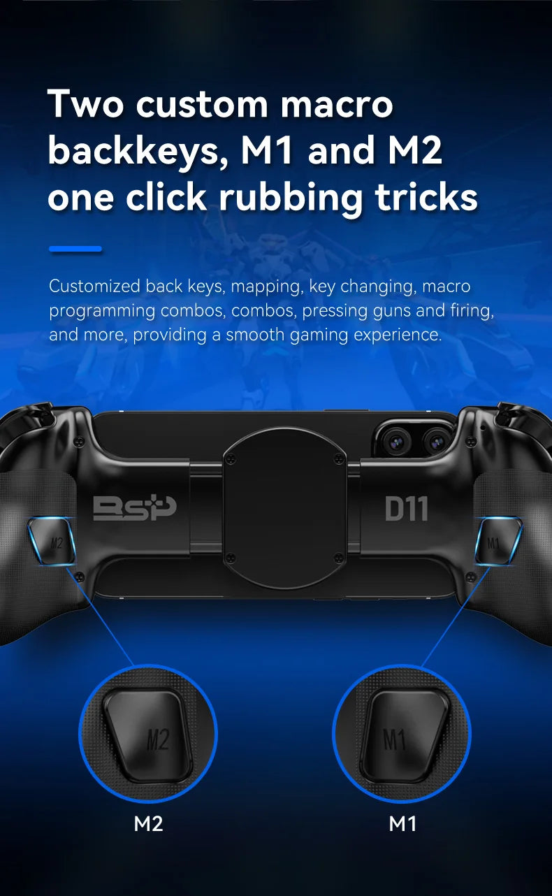Tethered Oasis Telescopic Wireless Gamepad Controller – Bluetooth 5.2, Hall Effect Joystick, Switch/Android/iOS/PS3/PS4/Xbox