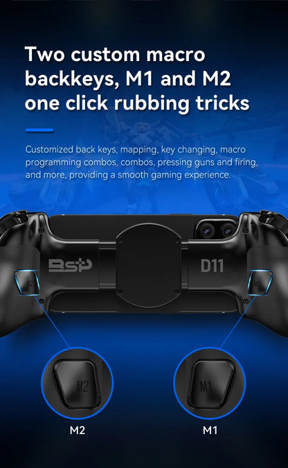 Tethered Oasis Telescopic Wireless Gamepad Controller – Bluetooth 5.2, Hall Effect Joystick, Switch/Android/iOS/PS3/PS4/Xbox