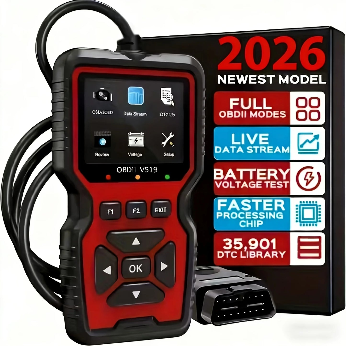 Professional OBD2 Scanner – USB-Powered Car Diagnostic Tool