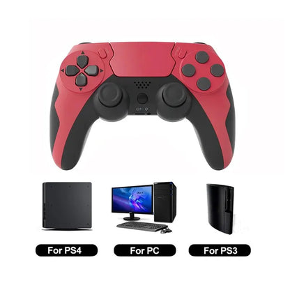 Wireless Gamepad with Six-Axis Gyroscope & Dual Vibration for PS4, PS3 & PC