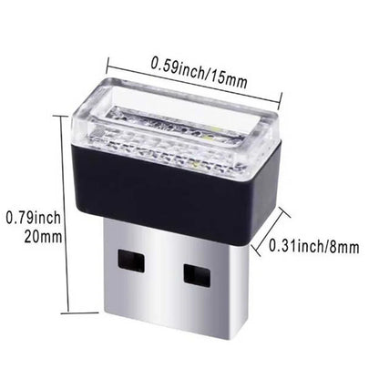 Mini USB LED Ambient Light – Plug & Play Lamp for Car, Laptop & Power Bank