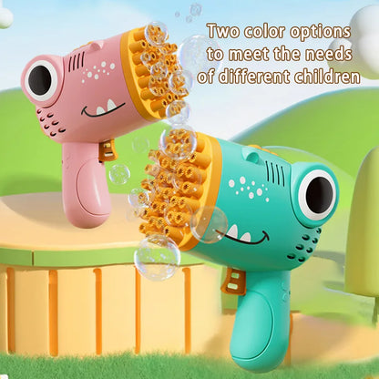 Dinosaur Bubble Gun – Electric Bubble Blaster