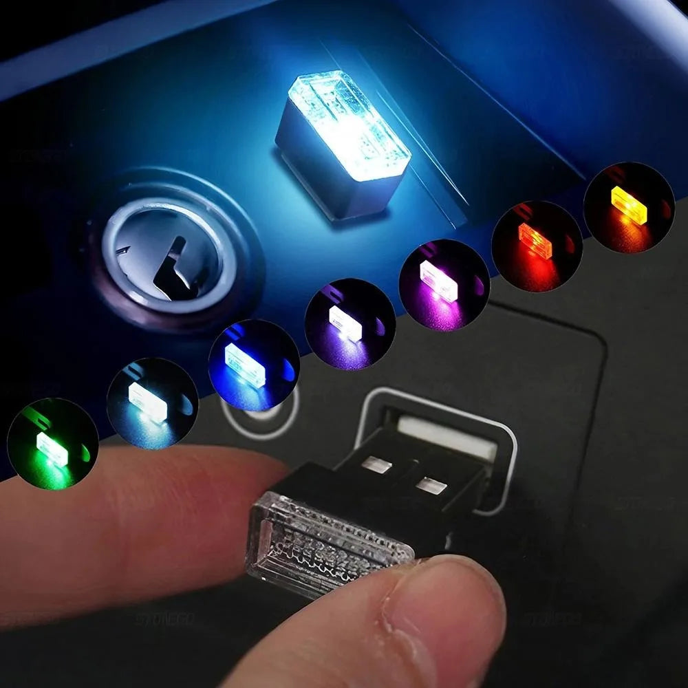 Mini USB LED Ambient Light – Plug & Play Lamp for Car, Laptop & Power Bank