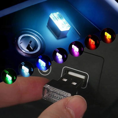 Mini USB LED Ambient Light – Plug & Play Lamp for Car, Laptop & Power Bank