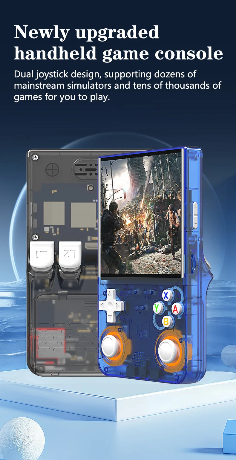 Tethered Oasis Ultra Retro Handheld Game Console – 15,000 Games, 4" Screen, 64GB/128GB