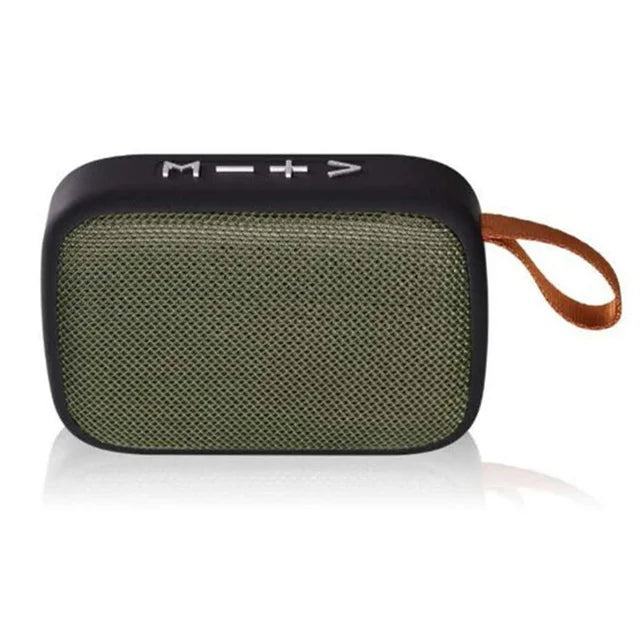 Mini Portable Bluetooth 5.0 Speaker – with FM Radio, TF Card & Built-In Battery