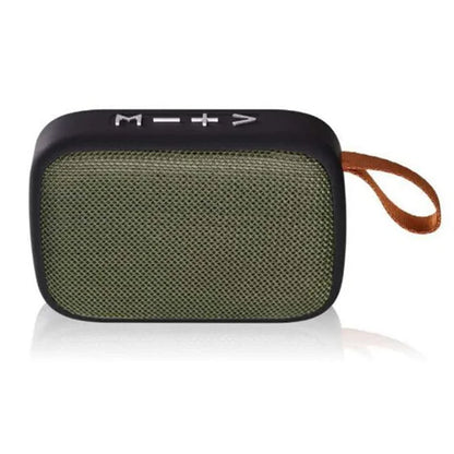 Mini Portable Bluetooth 5.0 Speaker – with FM Radio, TF Card & Built-In Battery