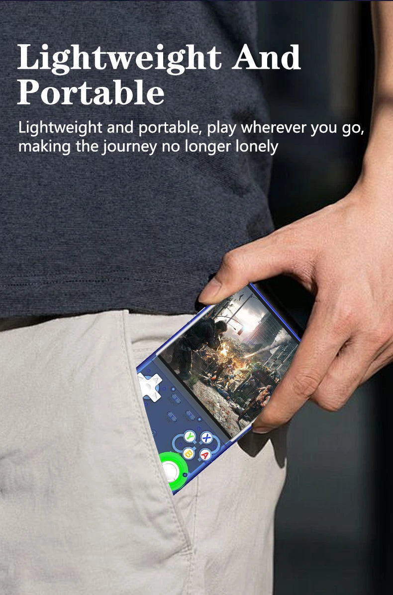 Tethered Oasis Ultra Retro Handheld Game Console – 15,000 Games, 4" Screen, 64GB/128GB