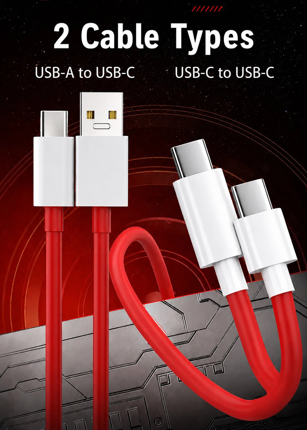 65W Fast Charging USB-C Cable