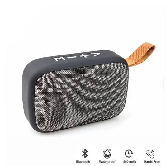 Mini Portable Bluetooth 5.0 Speaker – with FM Radio, TF Card & Built-In Battery