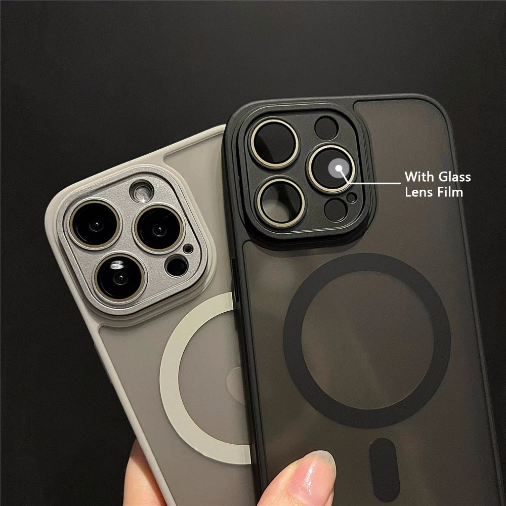 Matte MagSafe iPhone Case — Shockproof, Anti-Fingerprint, Slim Fit