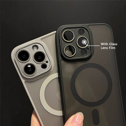 Matte MagSafe iPhone Case — Shockproof, Anti-Fingerprint, Slim Fit