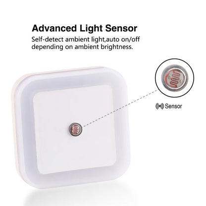 LED Plug-In Night Light with Auto Light Sensor