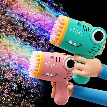Dinosaur Bubble Gun – Electric Bubble Blaster