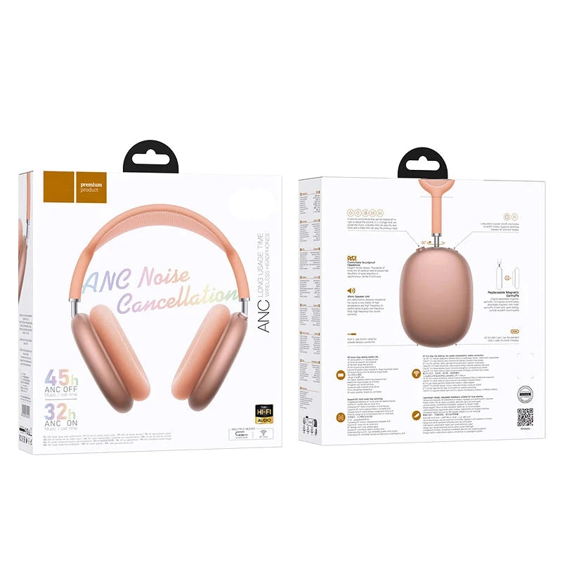 Tethered Oasis Wireless Noise-Cancelling Headphones