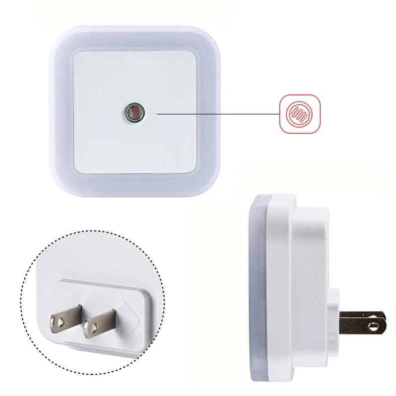 LED Plug-In Night Light with Auto Light Sensor