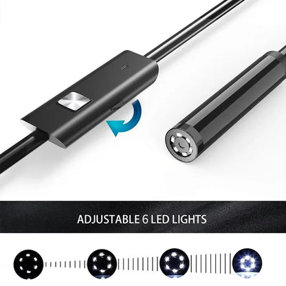 TYPE-C Endoscope Camera – 5.5MM, 6 LEDs, USB OTG