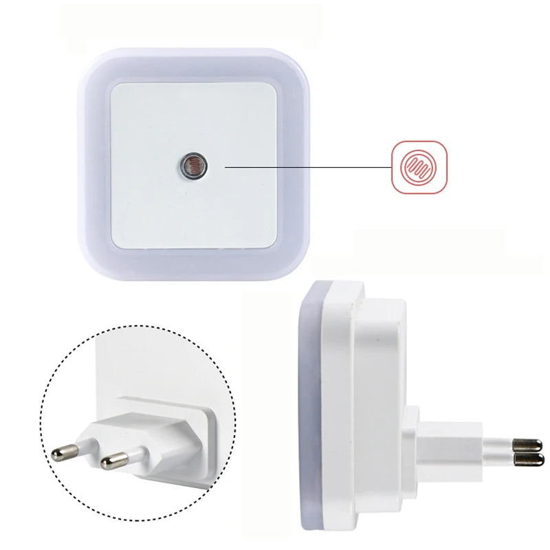 LED Plug-In Night Light with Auto Light Sensor