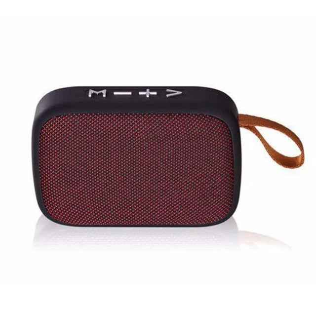 Mini Portable Bluetooth 5.0 Speaker – with FM Radio, TF Card & Built-In Battery