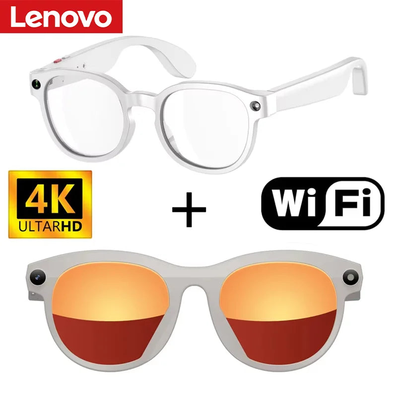 AI Smart Glasses 4K – Camera, Bluetooth, AI Translation.