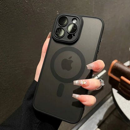 Matte MagSafe iPhone Case — Shockproof, Anti-Fingerprint, Slim Fit