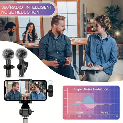 Wireless  Microphone for iPhone & Android