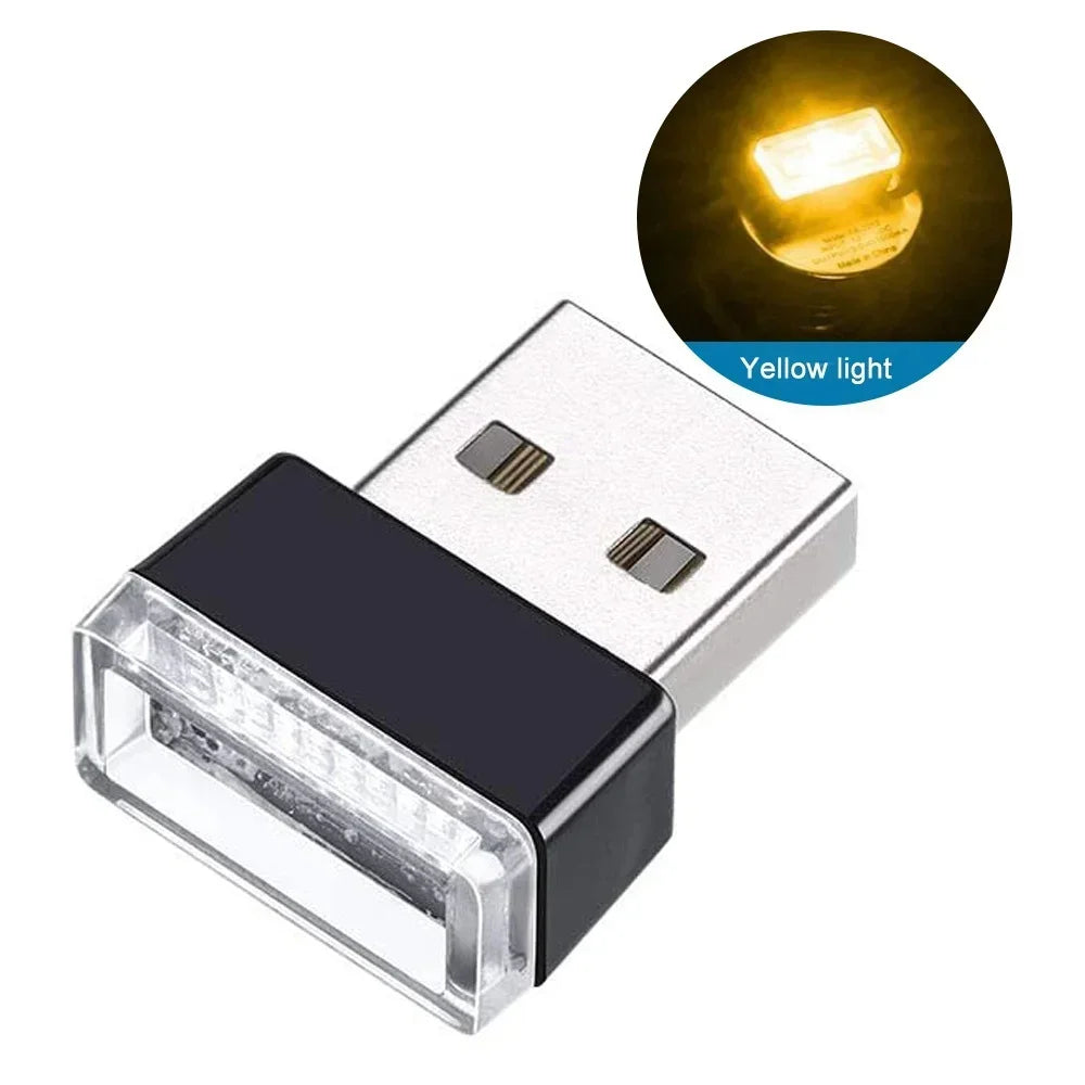 Mini USB LED Ambient Light – Plug & Play Lamp for Car, Laptop & Power Bank