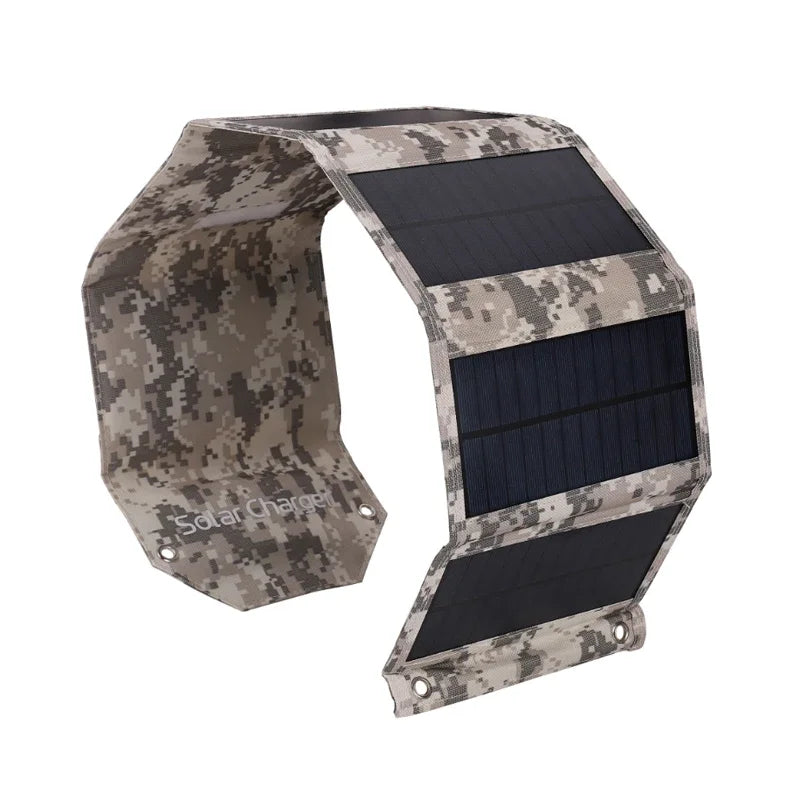 Tethered Oasis 100W Folding Solar Panel – Portable USB Charger for Camping & Outdoors