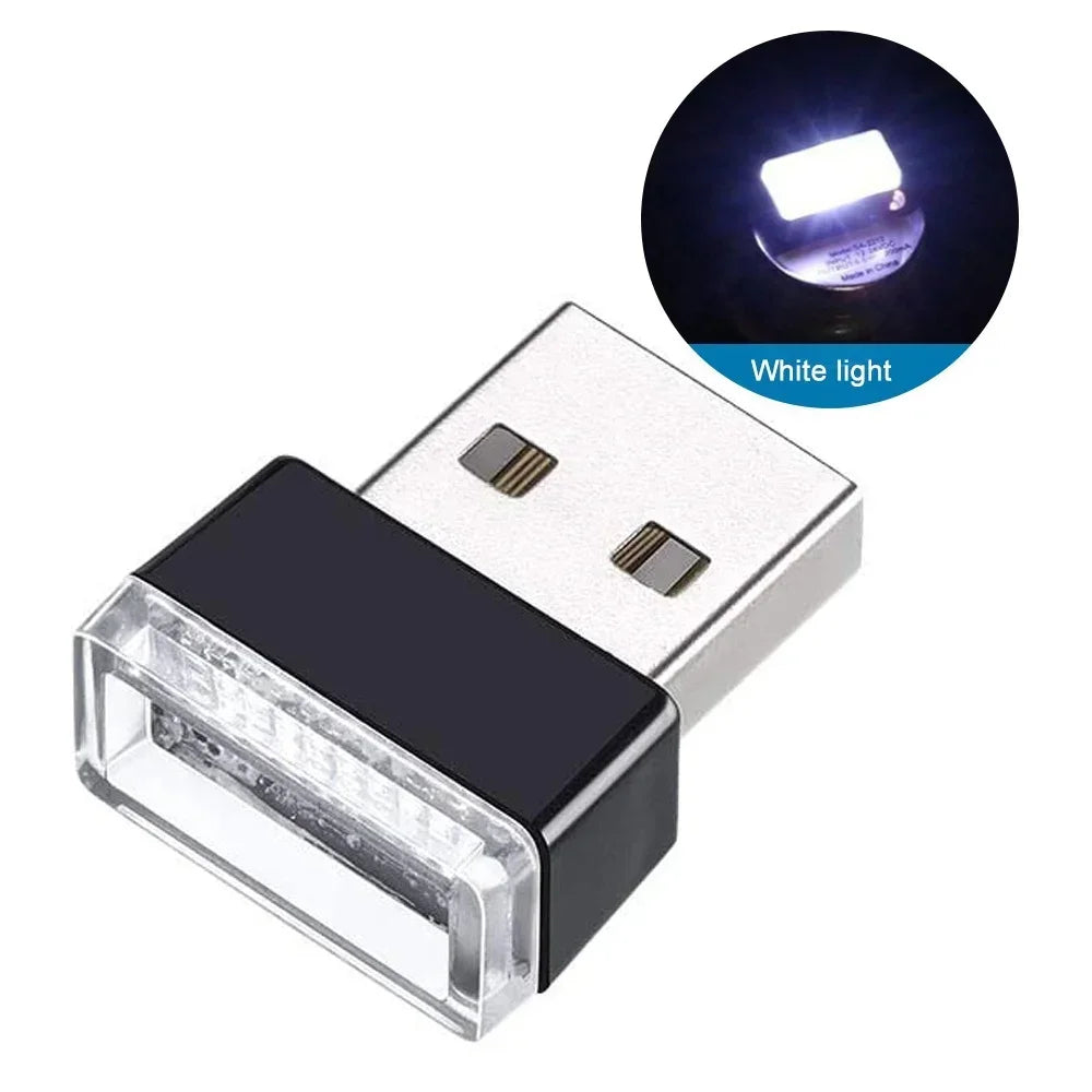 Mini USB LED Ambient Light – Plug & Play Lamp for Car, Laptop & Power Bank