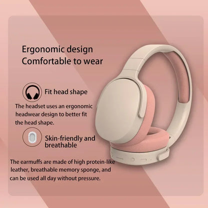 Wireless Bluetooth 5.3 Headphones with Mic
