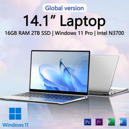 Tethered Oasis 14.1" Laptop – Intel 4405U, 16GB RAM, Windows 11 Pro, Ultra Slim