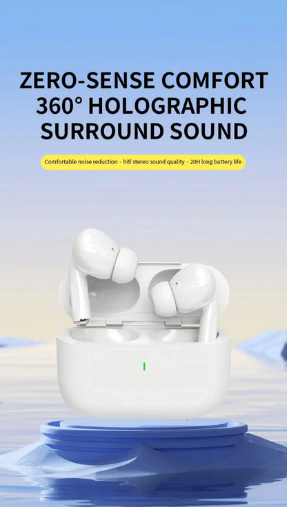Tethered Oasis Air Pro 7 Wireless Earbuds – Bluetooth 5.1, Waterproof, Touch Control & Mic