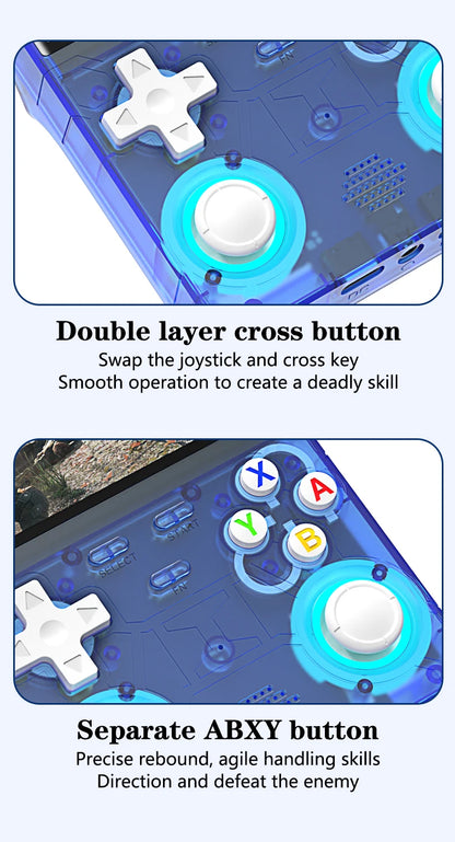 Tethered Oasis Ultra Retro Handheld Game Console – 15,000 Games, 4" Screen, 64GB/128GB